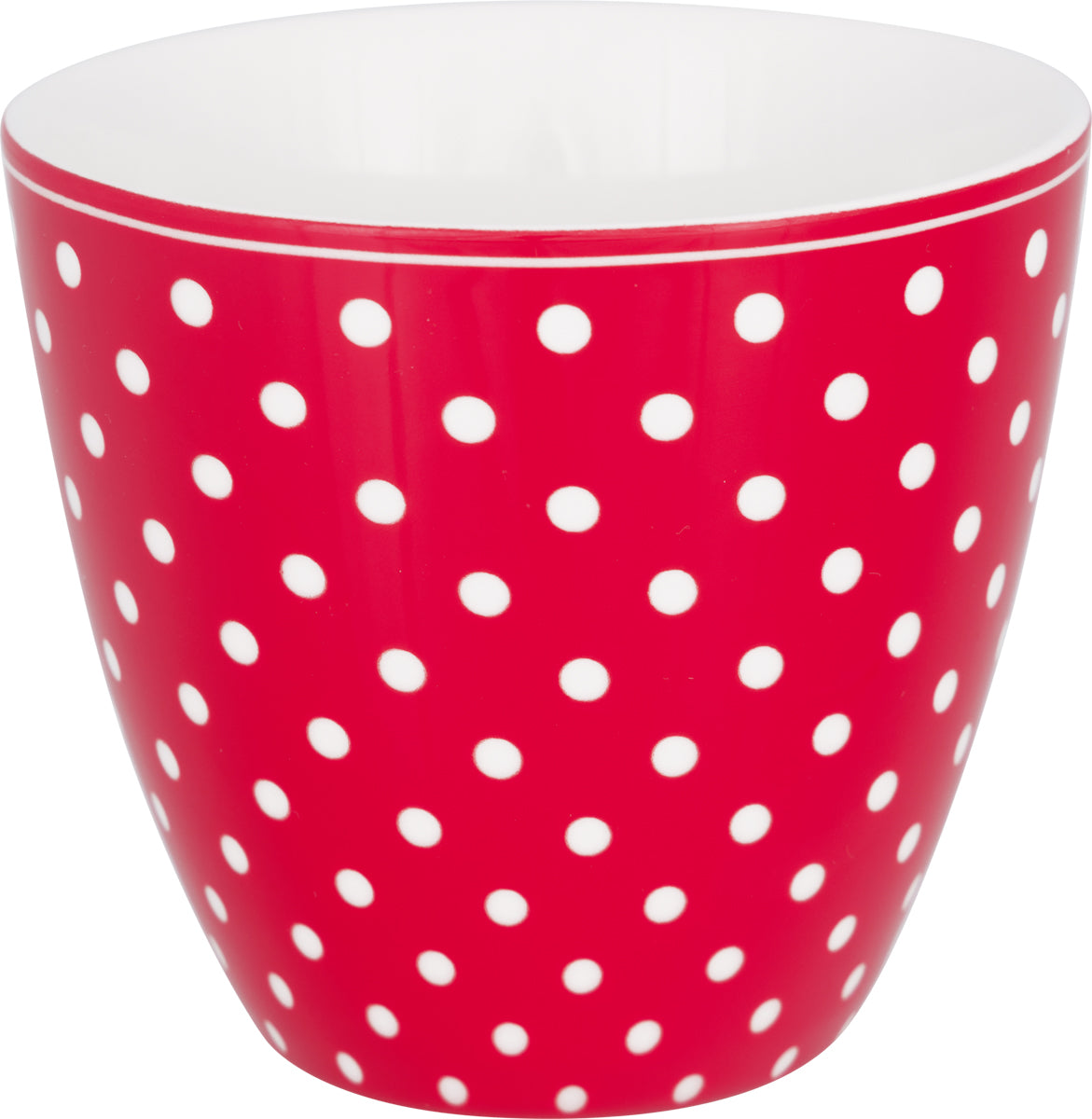 Greengate Latte Dotty red