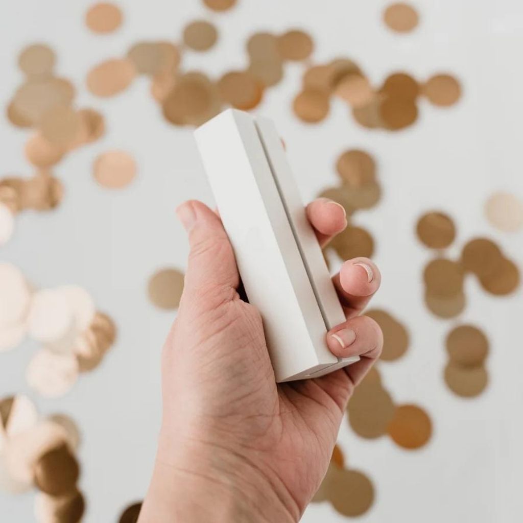 Eulenschnitt - Kartenhalter 2-er Set Herz weiß