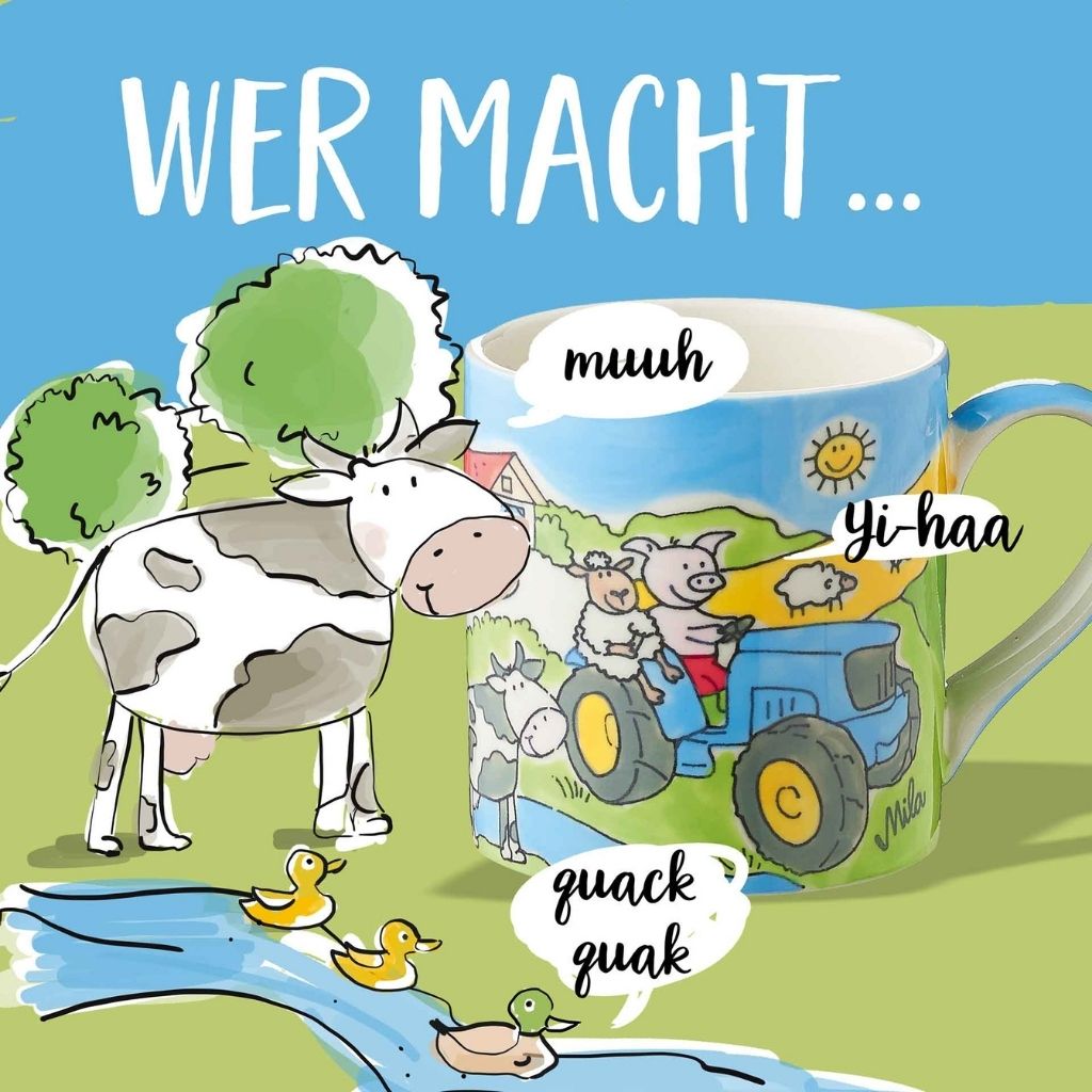 Mila-Design Becher ´Bauernhof´ - Mila - Ammon Gehrden