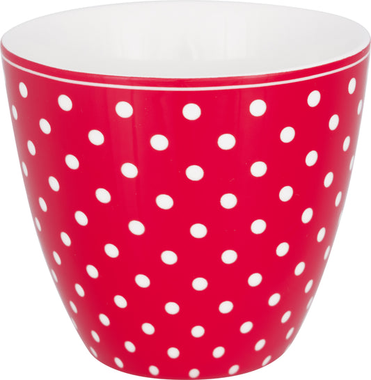 Greengate Latte Dotty red