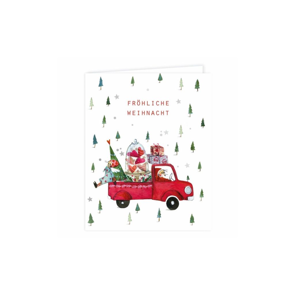 Grätz Geschenkkärtchen 'Weihnachtsautos'