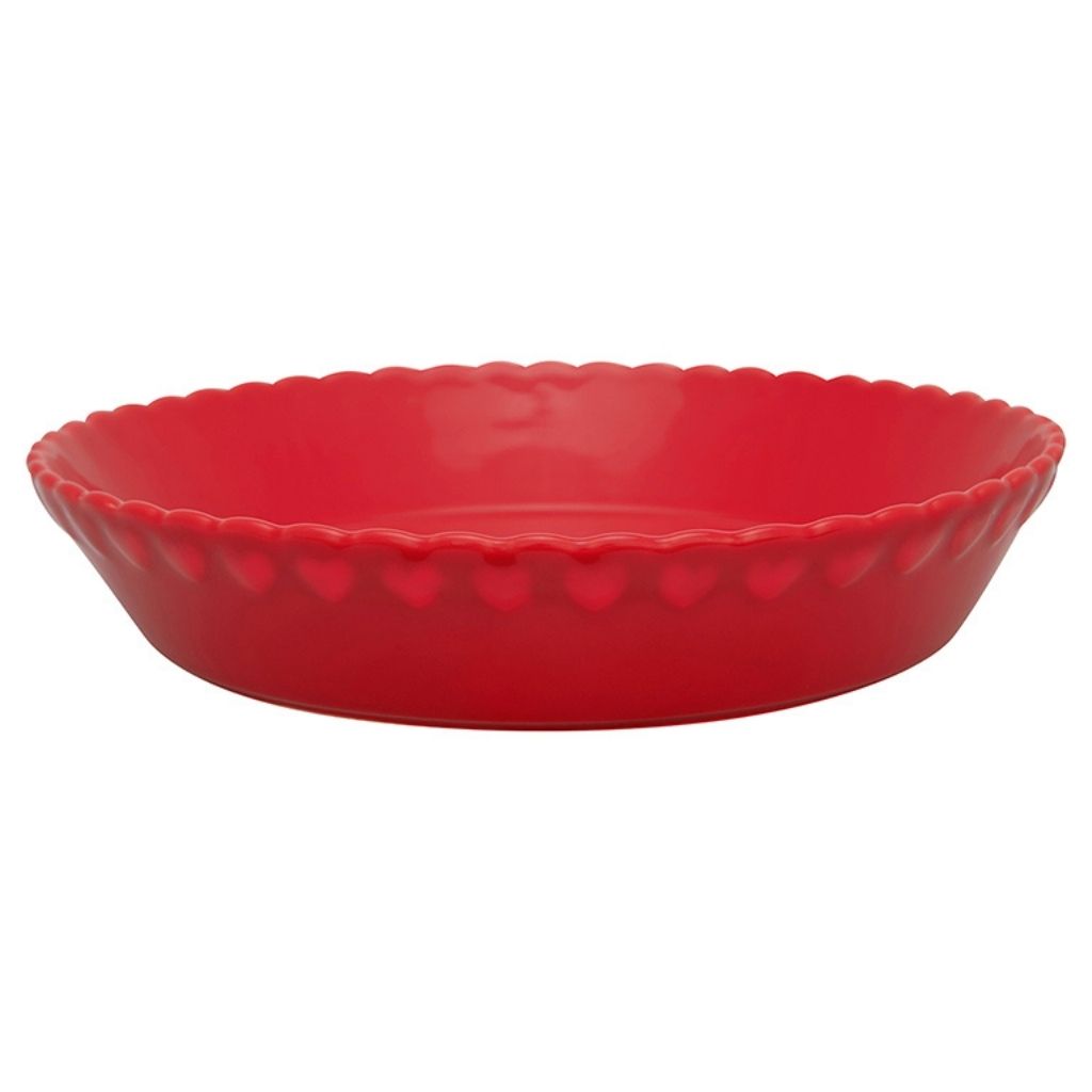 Greengate Pie Plate Penny red